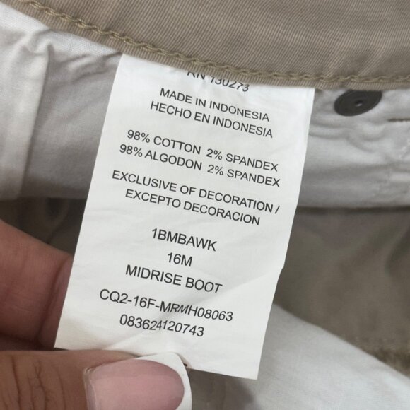 Riders By Lee Women Mid Rise Boot Cut Pants Size 16M Stretch Business Classic - Picture 4 of 13